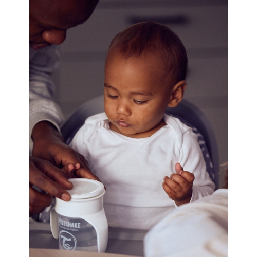 Twistshake 360 Cup 6+m White
