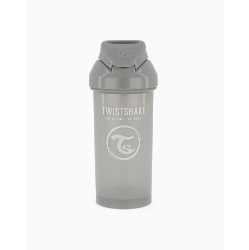 Twistshake Straw Cup 360ml 6+m Pastel Grey