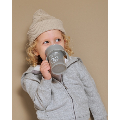 Twistshake 360 Cup 6+m Pastel Grey