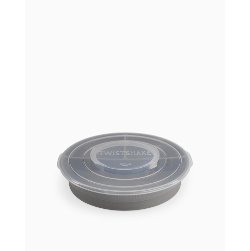 Twistshake Divided Plate 6+m Pastel Grey