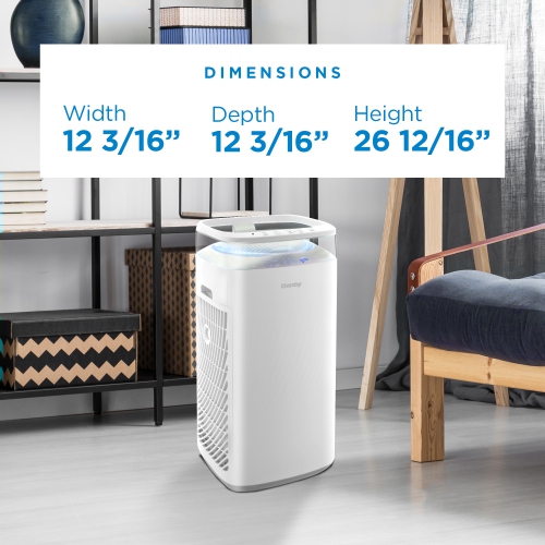 Refurbished - Danby True Hepa Filter Air Purifier in White