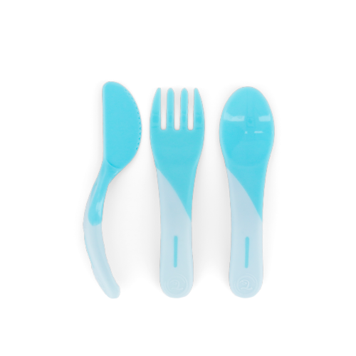 Twistshake Learn Cutlery 6+m Pastel Blue