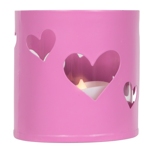 Love Valentine's Day Metal Votive Candle Holders - 2.75" - Set of 4
