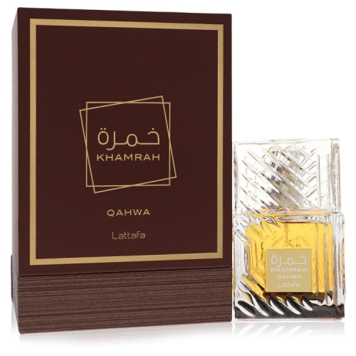 Lattafa Khamrah Qahwa by Lattafa Eau De Parfum Spray 3.4 oz
