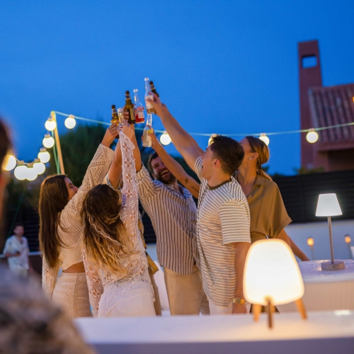 Newgarden Rocket 20 LED Table Lamp, Wireless & Rechargeable Battery