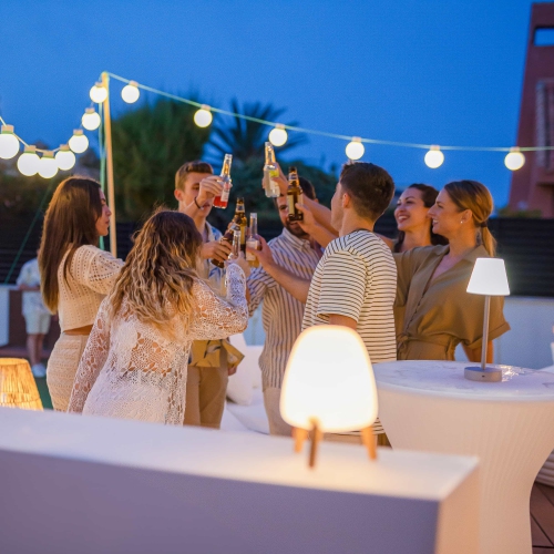 Newgarden Rocket 20 LED Table Lamp, Wireless & Rechargeable Battery