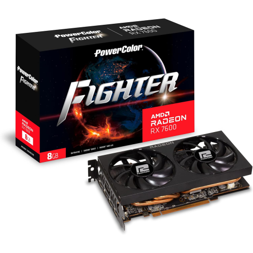 POWERCOLOR  Fighter Amd Radeon Rx 7600 Gaming Graphics Card