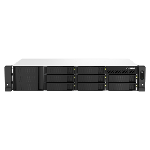 QNAP TS-864eU-RP-8G-US 8 Bay High-Speed Short Depth Rackmount Rackmount NAS with Dual-2.5GbE, Intel Celeron CPU, 8GB DDR4 Memory and 2.5GbE Network