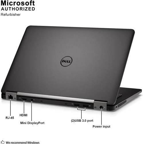 Dell Latitude E7270 12.5" Business Laptop: i7-6600U 2.6GHz, 8GB DDR4, 256GB SSD, 12.5" FHD Display, Webcam, HDMI, Windows 11 Pro by DELL - Refurbished condition - Image 2