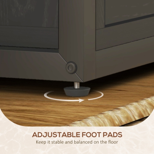 Vinsetto Vertical Filing Cabinet with Keys, Lockable File Cabinet with Adjustable Hanging Bar for Letter, A4 and Legal Size, 41" Tall Printer Stand