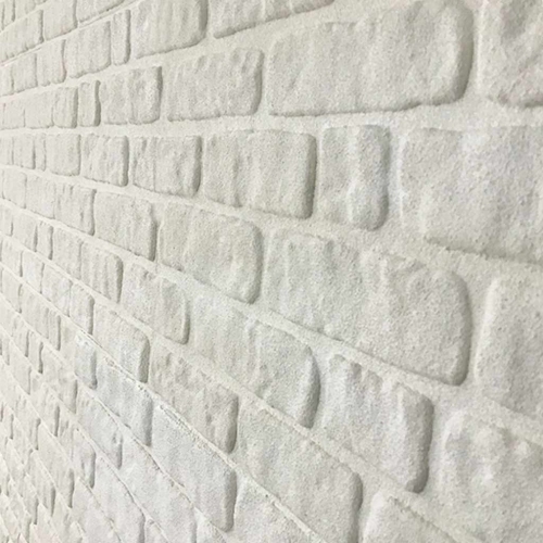 vidaXL 3D Wall Panels with White Brick Design 10 pcs EPS