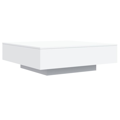 VIDAXL  Coffee Table 100X100X31 Cm Engineered Wood In White