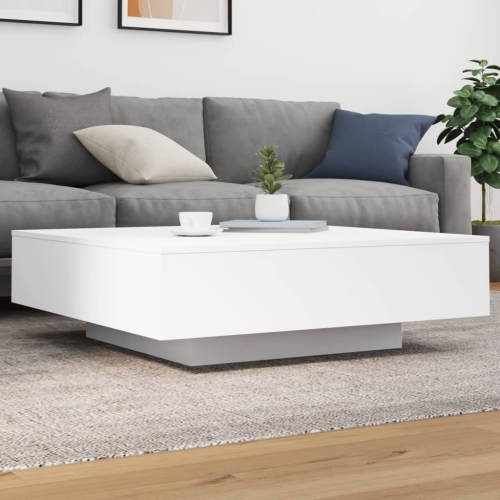 vidaXL Coffee Table White 100x100x31 cm Engineered Wood