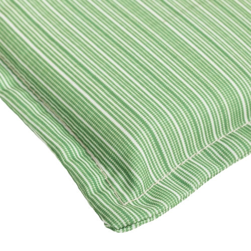 Outsunny 2-Piece Patio Chair Cushions Pillows, Seat Replacement Patio Cushions Set with Ties, Button Tufted for Indoor Outdoor Garden Furniture, Green