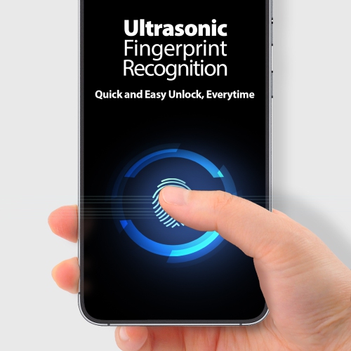 Protecteur d'écran en verre DomeGlass blanc pour Galaxy S24 plus avec lampe UV [9H verre trempé, sans bulles, trousse d'installation] - Paquet de 2