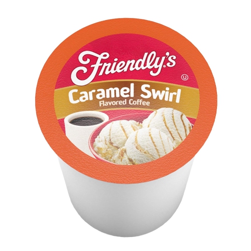 Friendly's Flavored Ice Cream Coffee Pods, Compatible with Keurig K Cup Brewers Butterscotch Swirl, PACK OF 40 Count
