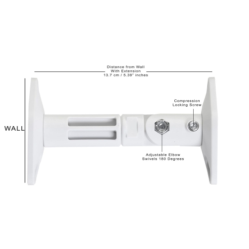 Boost Industries – supports universels pour haut-parleurs de cinéma maison CWSM, inclinable, pivotant