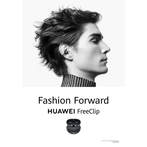 FreeClip de HUAWEI, écouteurs boutons ouverts, design révolutionnaire, port léger comme une plume, ai Crystal-Clear Call, longue autonomie,