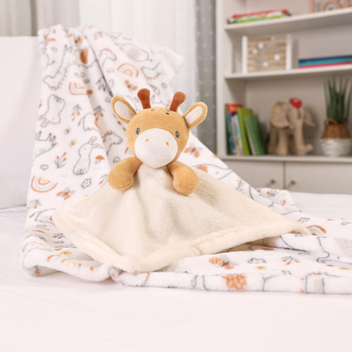 Nemcor 2-Piece Blanket & Buddy - Giraffe