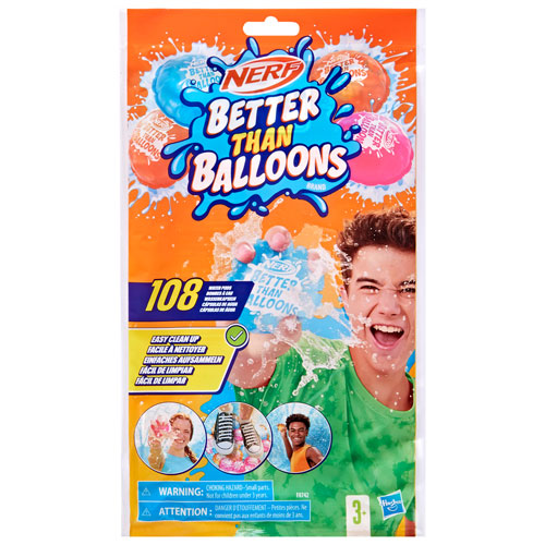 Ballons Better Than Balloons de Nerf - 108 capsules