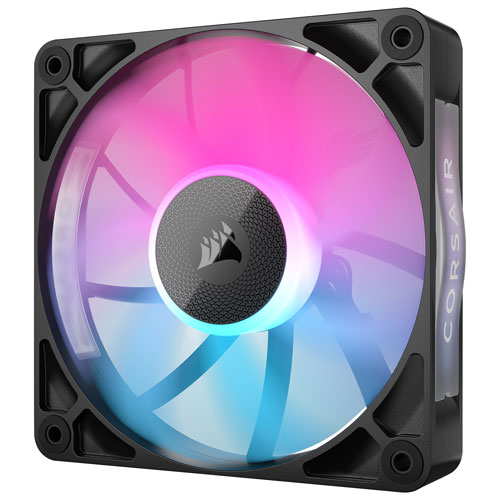 Corsair RX120 RGB 120mm PWM Case Fan - Black