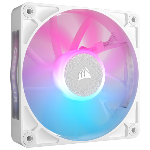 Corsair RX120 RGB 120mm PWM Case Fan - White