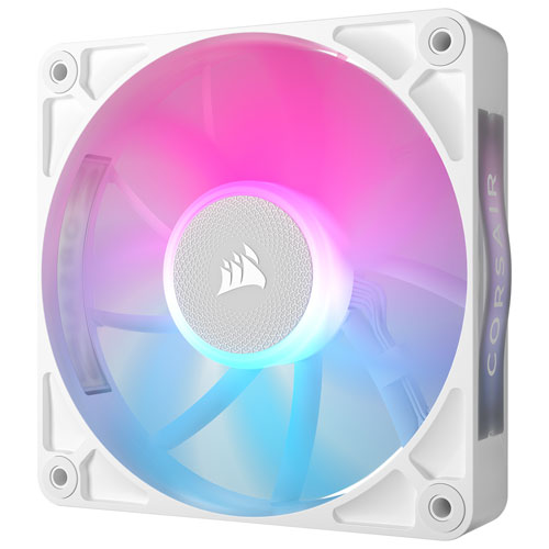 Corsair RX120 RGB 120mm PWM Case Fan - White