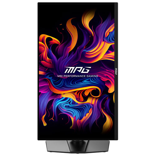 MSI 27" WQHD 360Hz 0.03ms GTG QD-OLED Gaming Monitor (MPG 271QRX QD-OLED) - Black
