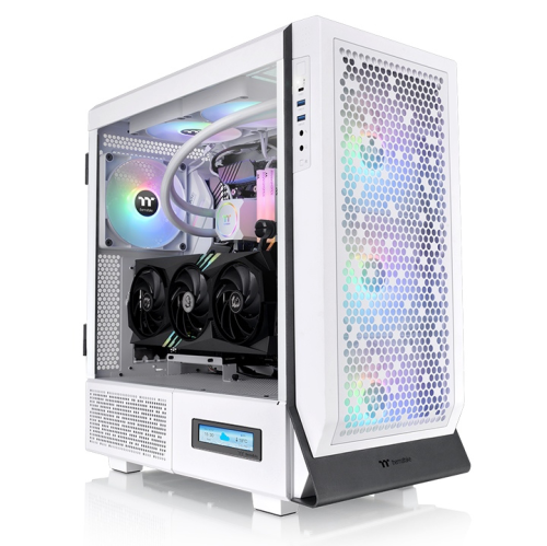 Thermaltake Case CA-1X5-00M6WN-00 Ceres 500 TG ARGB Snow MidTower 1x3mm Tempered Glass White Retail