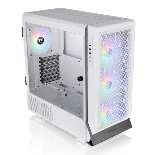 Thermaltake Case CA-1X5-00M6WN-00 Ceres 500 TG ARGB Snow MidTower 1x3mm Tempered Glass White Retail