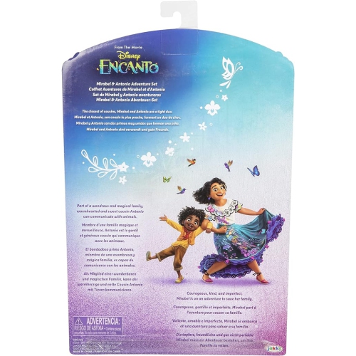 Roll over image to zoom inDisney Encanto Encanto Mirabel and Antonio Fashion Doll Play Pack Standard