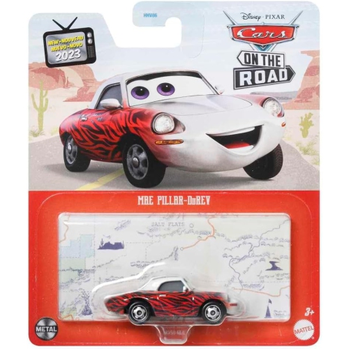 MATTEL  Disney Pixar Cars On The Road Metal Road Mae Pillar-Durev (2023)