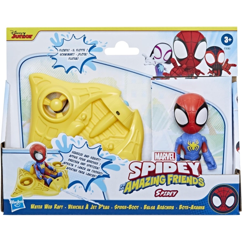 Hasbro Marvel Spidey and His Amazing Friends Spider-Man with Water Web Raft