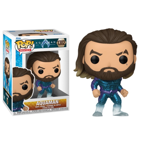 Funko Pop! Movies Aquaman and the Lost Kingdom Vinyl Figure Aquaman #1302