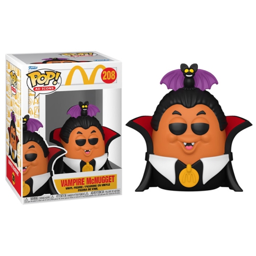 FUNKO  Pop Ad Icons Mcdonald's Vinyl Figure Halloween Vampire Mcnugget #208