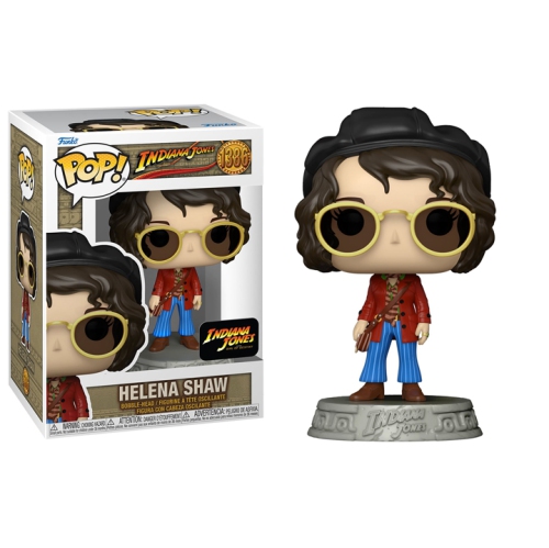 Funko Pop! Movies Indiana Jones and the Dial of Destiny Vinyl Bobble-Head Helena Shaw #1386 Sticker on box may vary*
