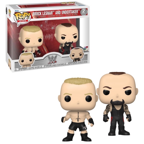 FUNKO  Pop Wwe Vinyl Figure Brock Lesnar And Undertaker (2-Pack)