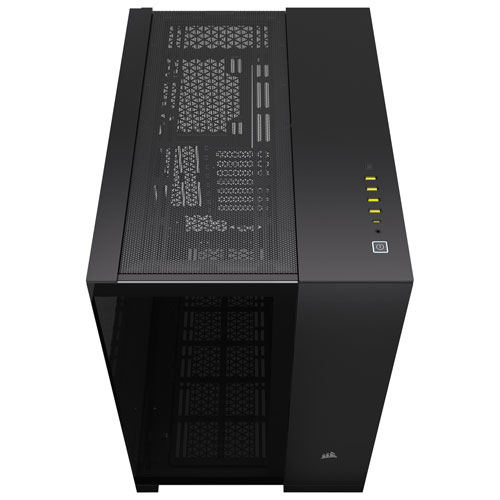 Corsair 6500X Mid-Tower Dual Chamber ITX/ MATX/ ATX/ EATX Computer Case - Black