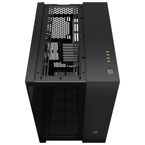 Corsair 6500X Mid-Tower Dual Chamber ITX/ MATX/ ATX/ EATX Computer Case - Black