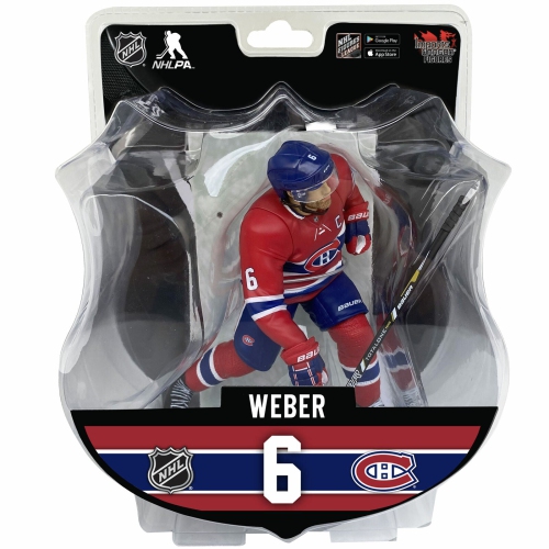 FIGURINE D'ACTION DE SHEA WEBER DES CANADIENS DE MONTRÉAL DE LA LNH, 6 PO, NOUVEAU