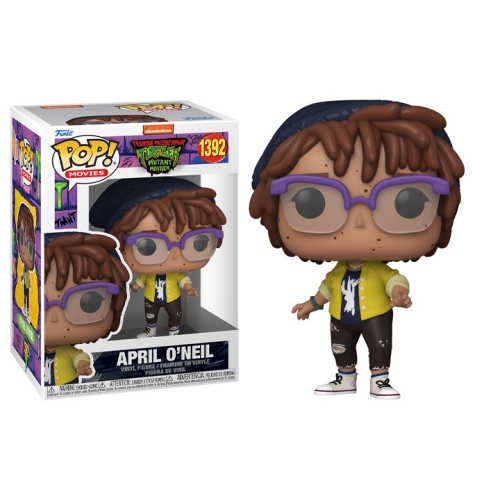 FUNKO  Pop Movies Teenage Mutant Ninja Turtles: Mutant Mayhem Vinyl Figure April O'neil #1392 Great gift for any TMNT fan