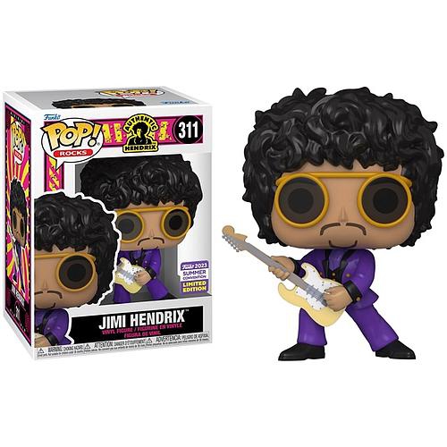FUNKO  Pop Rocks Authentic Hendrix Vinyl Figure Jimi Hendrix #311 2023 Summer Convention Exclusive