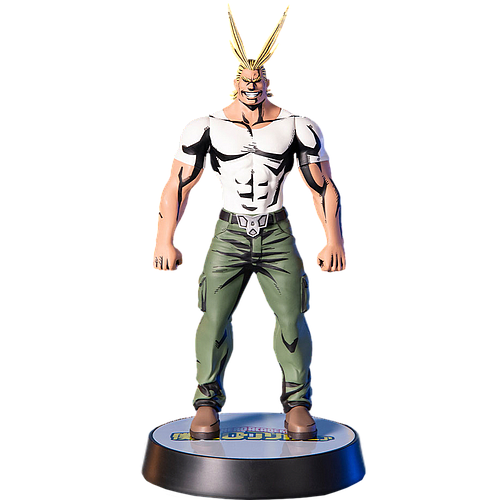 FIRST 4 FIGURES  All Might Casual Wear My Hero Academia 11" Pvc Painted Figure