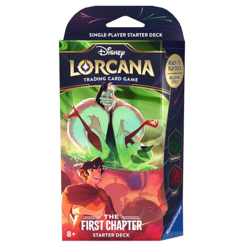Ravensburger Disney Lorcana Trading Card Game: The First Chapter Starter Deck - Daring and Deception