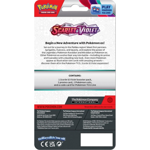 Pokemon TCG: Scarlet & Violet Temporal Forces Checklane Blister - Bellibolt
