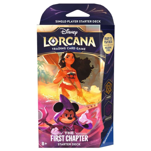 RAVENSBURGER  Disney Lorcana Trading Card Game: The First Chapter Starter Deck - The Heart Of Magic (Amber & Amethyst)