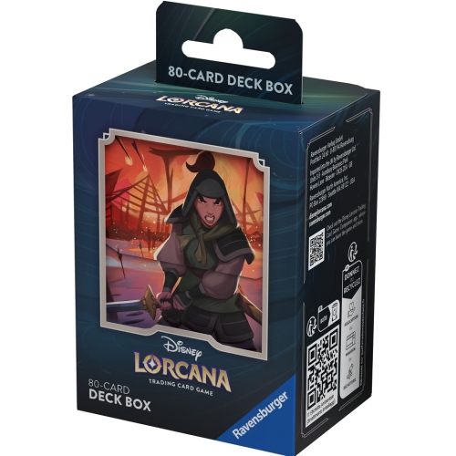 Ravensburger Disney Lorcana Deck Box: Mulan