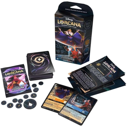 Ravensburger Disney Lorcana Trading Card Game: Rise of the Floodborn Starter Deck - Tactical Teamwork
