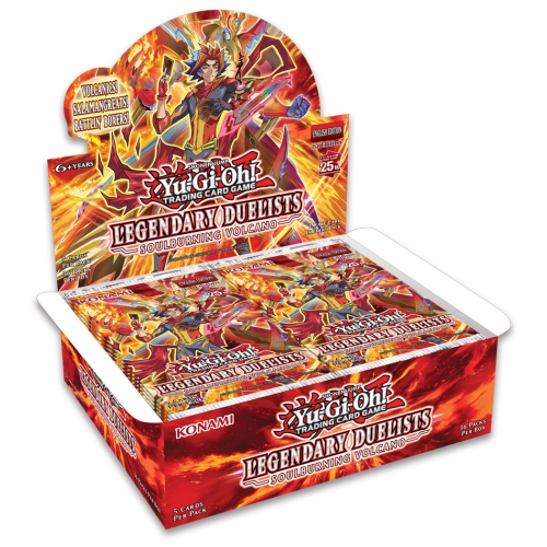 Konami YuGiOh! Trading Card Game: Legendary Duelists - Soulburning Volcano Booster Box 36 packs per box, 5 cards per pack