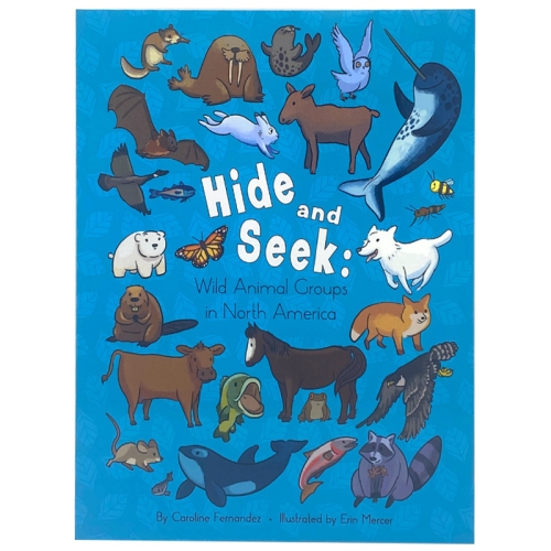 DC Canada Education Hide and Seek: Wild Animal Groups in North America 40 Page Softcover Book & Workbook